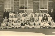 Miss Read's Form 1956 - 1958. Sprowston Junior School in School Lane. School Lane The 1950s