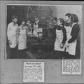 Sprowston Secondary Modern School Cannerby Lane. The making of the Sprowston Village Sign in the school workshops. 1965.