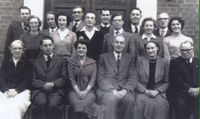 Sprowston Secondary Modern School, Recreation Ground Road. The School Staff at Sprowston Secondary Modern School Unknown date but in the 1950s